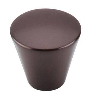 Top Knobs M1602 Nouveau 1 1/8" Brass Cone Shaped Cabinet Knob in Oil Rubbed Bronze