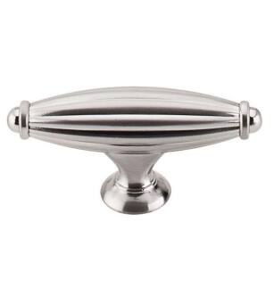 Top Knobs M1595 Tuscany 2 5/8" Zinc Alloy T-Handle Shaped Small Cabinet Knob in Brushed Satin Nickel