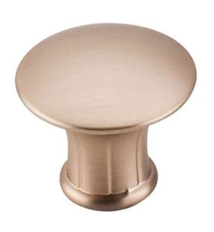 Top Knobs M1593 Edwardian 1 1/4" Zinc Alloy Mushroom Shaped Lund Cabinet Knob in Brushed Bronze
