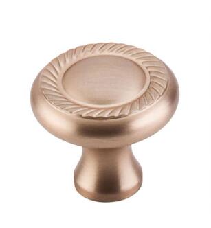 Top Knobs M1584 Somerset II 1 1/4" Brass Mushroom Shaped Swirl Cut Cabinet Knob in Brushed Bronze