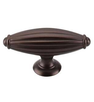 Top Knobs M1334 Tuscany 2 7/8" Zinc Alloy T-Handle Shaped Large Cabinet Knob in Oil Rubbed Bronze
