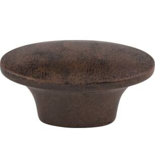 Top Knobs M1234 Dakota 1 1/2" Zinc Alloy Oval Shaped Cabinet Knob in Patina Rouge