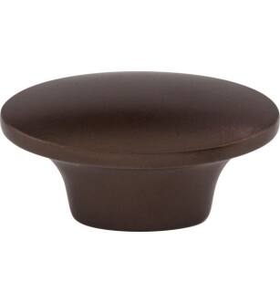 Top Knobs M1233 Dakota 1 1/2" Zinc Alloy Oval Shaped Cabinet Knob in Oil Rubbed Bronze