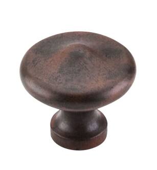 Top Knobs M1228 Dakota 1 3/8" Zinc Alloy Mushroom Shaped Peak Cabinet Knob in Patina Rouge