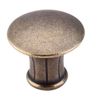 Top Knobs M912 Edwardian 1 1/4" Zinc Alloy Mushroom Shaped Lund Cabinet Knob in German Bronze