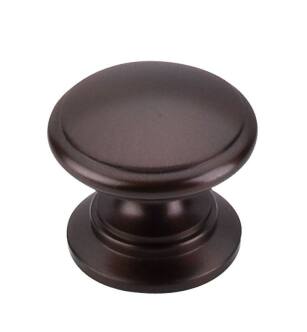 Top Knobs M752 1 1/4" Brass Mushroom Shaped Ray Cabinet Knob in Oil Rubbed Bronze