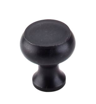 Top Knobs M608 Normandy 1 1/8" Steel Mushroom Shaped Normandy Cabinet Knob in Patina Black