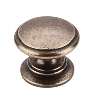 Top Knobs M355 Somerset II 1 1/4" Brass Mushroom Shaped Ray Cabinet Knob in German Bronze
