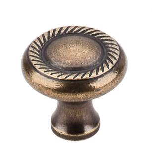 Top Knobs M330 Somerset II 1 1/4" Brass Mushroom Shaped Swirl Cut Cabinet Knob in German Bronze