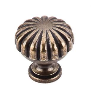 Top Knobs M321 Somerset II 1 1/4" Brass Mushroom Shaped Melon Cabinet Knob in German Bronze