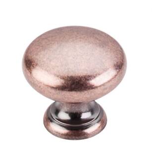 Top Knobs M289 Somerset II 1 1/4" Brass Mushroom Shaped Cabinet Knob in Antique Copper