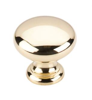 Top Knobs M279 Somerset II 1 1/4" Brass Mushroom Shaped Cabinet Knob in Polished Brass
