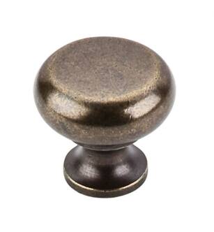 Top Knobs M276 Somerset II 1 1/4" Brass Mushroom Shaped Flat Faced Cabinet Knob in German Bronze
