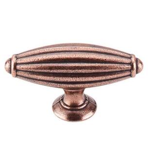 Top Knobs M228 Tuscany 2 7/8" Zinc T-Handle Shaped Large Cabinet Knob in Old English Copper