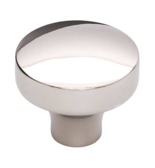 Top Knobs TK902PN Lynwood 1 1/2" Zinc Alloy Mushroom Shaped Kinney Cabinet Knob in Polished Nickel