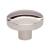 Top Knobs TK910PN Lynwood 1 3/8" Zinc Alloy Oval Shaped Hillmont Cabinet Knob in Polished Nickel