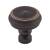 Top Knobs TK882UM Devon 1 1/4" Zinc Alloy Designer Shaped Brixton Button Cabinet Knob in Umbrio