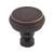 Top Knobs TK880UM Devon 1 1/4" Zinc Alloy Mushroom Shaped Brixton Rimmed Cabinet Knob in Umbrio