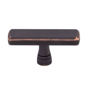 Top Knobs TK852UM Devon 2 3/8" Zinc Alloy Rectangle Shaped Kingsbridge Cabinet Knob in Umbrio
