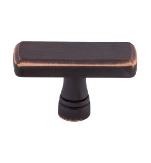Top Knobs TK851UM Devon 1 7/8" Zinc Alloy Rectangle Shaped Kingsbridge Cabinet Knob in Umbrio