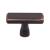 Top Knobs TK851UM Devon 1 7/8" Zinc Alloy Rectangle Shaped Kingsbridge Cabinet Knob in Umbrio