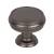 Top Knobs TK832AG Serene 1 3/8" Zinc Alloy Mushroom Shaped Eden Large Cabinet Knob in Ash Gray