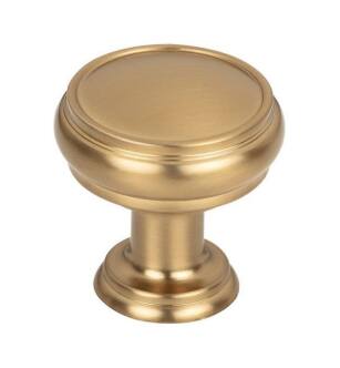 Top Knobs TK831HB Serene 1 1/4" Zinc Alloy Mushroom Shaped Eden Medium Cabinet Knob in Honey Bronze