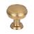 Top Knobs TK831HB Serene 1 1/4" Zinc Alloy Mushroom Shaped Eden Medium Cabinet Knob in Honey Bronze