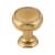 Top Knobs TK830HB Serene 1" Zinc Alloy Mushroom Shaped Eden Small Cabinet Knob in Honey Bronze