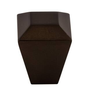 Top Knobs TK811ORB Serene 1" Zinc Alloy Square Shaped Juliet Cabinet Knob in Oil Rubbed Bronze