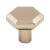 Top Knobs TK792PN Serene 1 1/4" Zinc Alloy Geometric Shaped Lydia Cabinet Knob in Polished Nickel