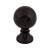 Top Knobs TK801TB Serene 1" Zinc Alloy Round Shaped Kara Cabinet Knob in Tuscan Bronze