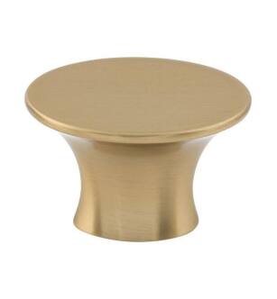 Top Knobs TK780HB Barrington 1 3/8" Zinc Alloy Oval Shaped Edgewater Cabinet Knob in Honey Bronze
