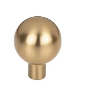 Top Knobs TK762HB Barrington 1 1/8" Zinc Alloy Round Shaped Brookline Cabinet Knob in Honey Bronze