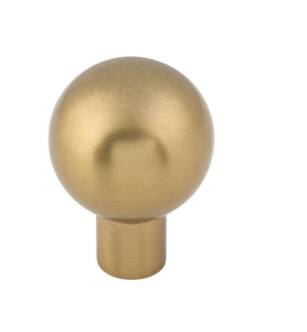 Top Knobs TK760HB Barrington 7/8" Zinc Alloy Round Shaped Brookline Cabinet Knob in Honey Bronze