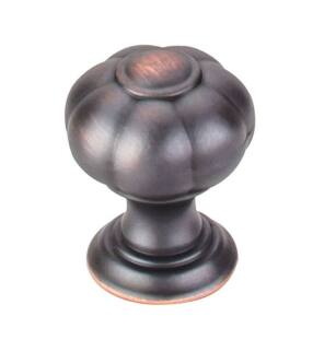 Top Knobs TK690UM Devon 1 1/4" Zinc Alloy Round Shaped Allington Cabinet Knob in Umbrio