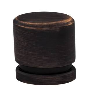 Top Knobs TK57TB Sanctuary 1" Zinc Alloy Oval Shaped Cabinet Knob in Tuscan Bronze
