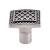 Top Knobs TK174PTA Trevi 1 1/4" Zinc Alloy Square Shaped Cabinet Knob in Pewter Antique