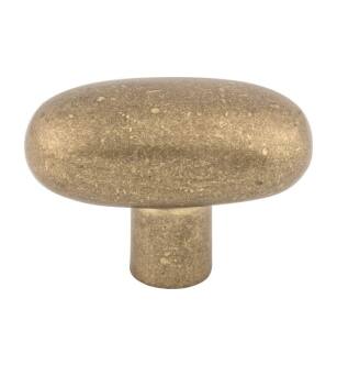 Top Knobs M1541 Aspen 2" Cast Bronze Oval Shaped Potato Cabinet Knob in Light Bronze