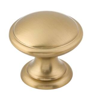 Top Knobs M2171 Dakota 1 1/4" Zinc Alloy Round/Mushroom Shape Cabinet Knob in Honey Bronze