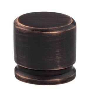 Top Knobs TK59TB Sanctuary 1 1/8" Zinc Alloy Oval Shaped Cabinet Knob in Tuscan Bronze