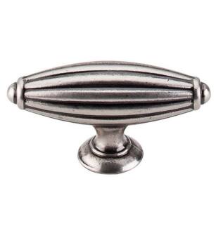Top Knobs M153 Tuscany 2 7/8" Zinc Alloy T-Shaped Large Cabinet Knob in Pewter Antique