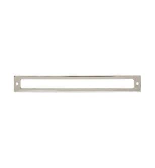 Top Knobs TK928PN Lynwood 9 3/8" Zinc Alloy Hollin Cabinet Pull Backplate in Polished Nickel