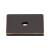 Top Knobs TK94TB Sanctuary 1" Zinc Alloy Square Cabinet Knob Backplate in Tuscan Bronze