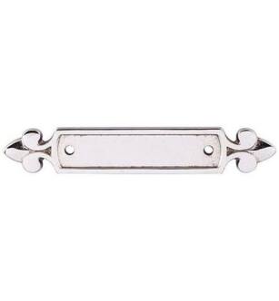 Top Knobs M2133 Tuscany 4 7/8" Zinc Alloy Dover Cabinet Pull Backplate in Polished Nickel