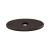 Top Knobs TK58TB Sanctuary 1 1/4" Steel Small Oval Cabinet Knob Backplate in Tuscan Bronze