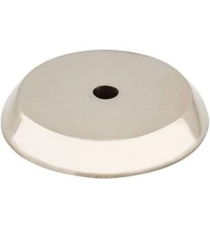 Top Knobs M2028 Aspen II 1 1/4" Cast Bronze Round Cabinet Knob Backplate in Polished Nickel