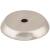 Top Knobs M2026 Aspen II 1 1/4" Cast Bronze Round Cabinet Knob Backplate in Brushed Satin Nickel