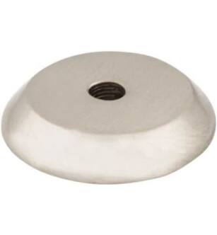 Top Knobs M2023 Aspen II 7/8" Cast Bronze Round Cabinet Knob Backplate in Brushed Satin Nickel