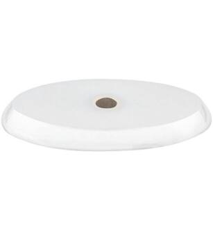 Top Knobs M2015 Aspen II 1 3/4" Cast Bronze Oval Cabinet Knob Backplate in Polished Chrome